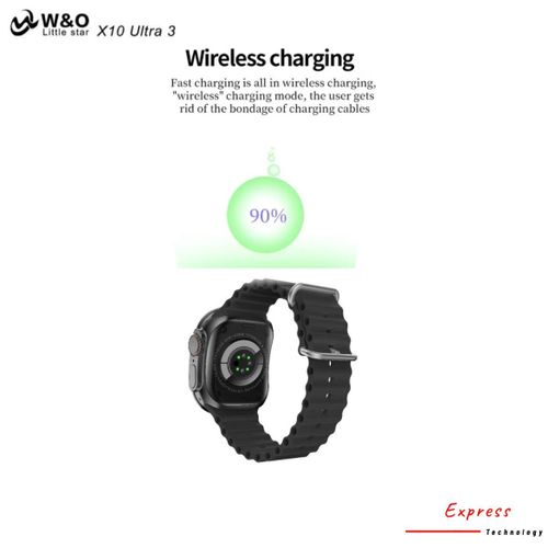 ساعة ذكية X10 Ultra3 ذات شاشة منحنية NFC بلوتوث شحن لاسلكي