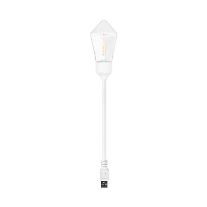 فانوس رمضان - ضوء ليلي محمول USB - مصباح COB مرن - دوران 360°