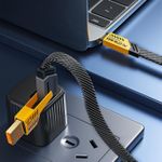 كابل شحن أصلي 4*1 USB A/USB C إلى النوع-C وLightning بقوة شحن سريعة 65 واط
