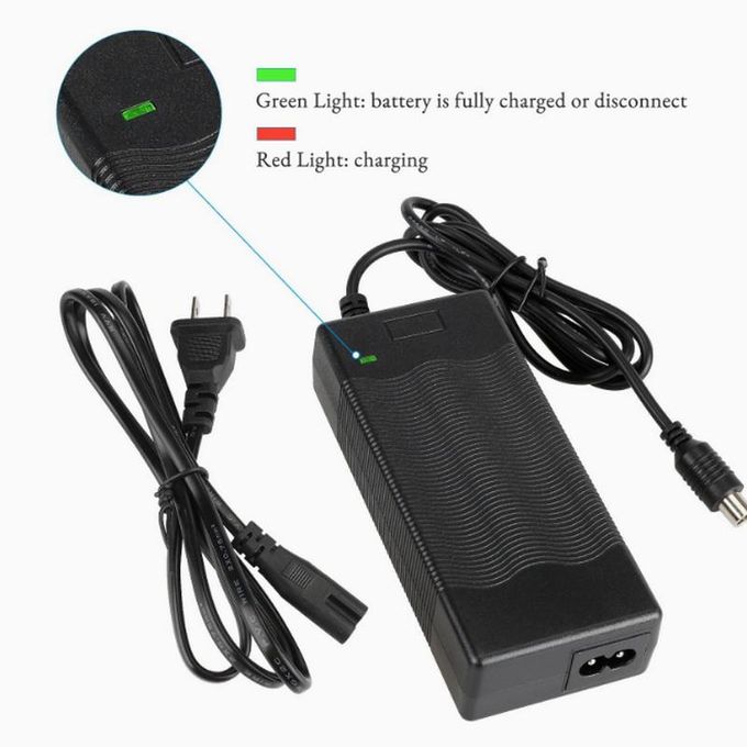 42V 2A Adapter Replacement for Segway Ninebot Charger Xiaomi M365, Bird, Lime, Lime-S, Skip, Spin, Segway Ninebot Electric Scooter Charger for ES1 ES2 ES4 E22 for 36V Li-ion Battery