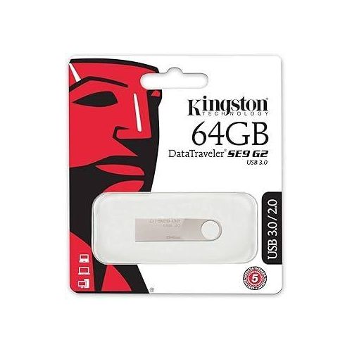 كينغستون ديجيتال داتاترافيلر SE9 64 جيجابايت USB 2.0 DTSE9H/8GBZ
