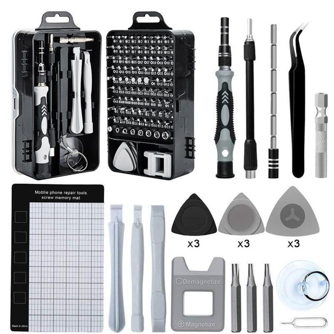 Repair Tool Kit 122 in 1 Precision Screwdriver Set