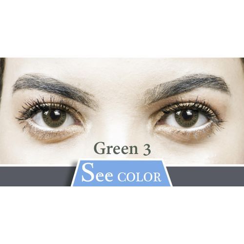 See Color عدسات لاصقة من See اللون - 2 قطعة - أخضر 3