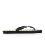 Black and Yellow Printed Slip On Flip Flop