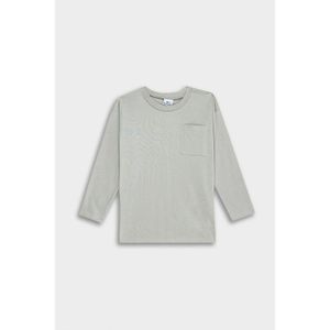 Baby Boy Polo Neck Regular Fit Long Sleeve T-Shirt - Lt.Blue
