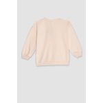 Baby Girl Bike Neck Regular Fit Sweat Shirt - Sand