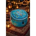 iLADY Arabic Style Embroidered Floor Pouf
