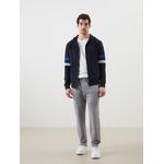 Hooded Long Sleeve Men's Zip-Up Sweatshirt