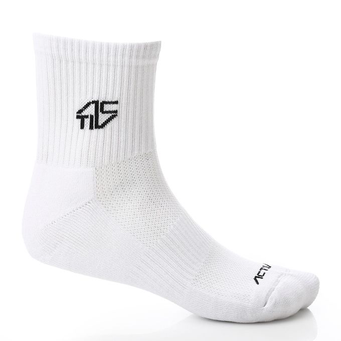 Set of 3 - Ribbed Quarter Breathable Socks - Multicolors