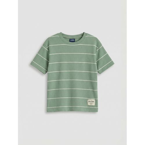 Boy's Striped Relaxed Fit T-Shirt