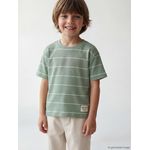 Boy's Striped Relaxed Fit T-Shirt