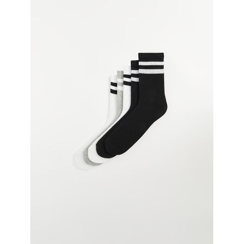 Striped Men's Ankle Socks 5 Pack