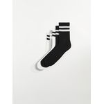 Striped Men's Ankle Socks 5 Pack