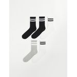Striped Men's Ankle Socks 5 Pack