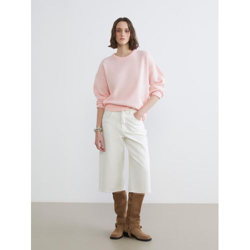 Crew Neck Women's Knitwear Sweater