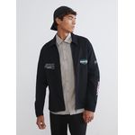 Relaxed Fit Printed Men's Jacket
