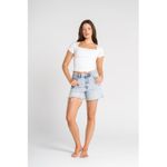 Square Neck Short Sleeve - White