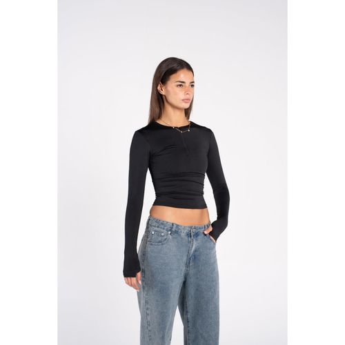 Zipper Long Sleeve - Black