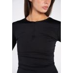 Zipper Long Sleeve - Black