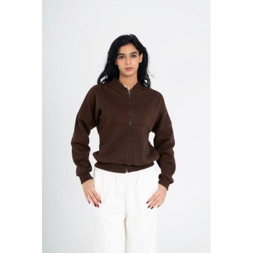 Jacket With Lines - Brown