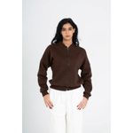 Jacket With Lines - Brown