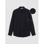 Button-Down Collar Long Sleeve Man Shirt
