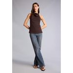Slim Fit Halter Collar Tank Top