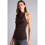 Slim Fit Halter Collar Tank Top