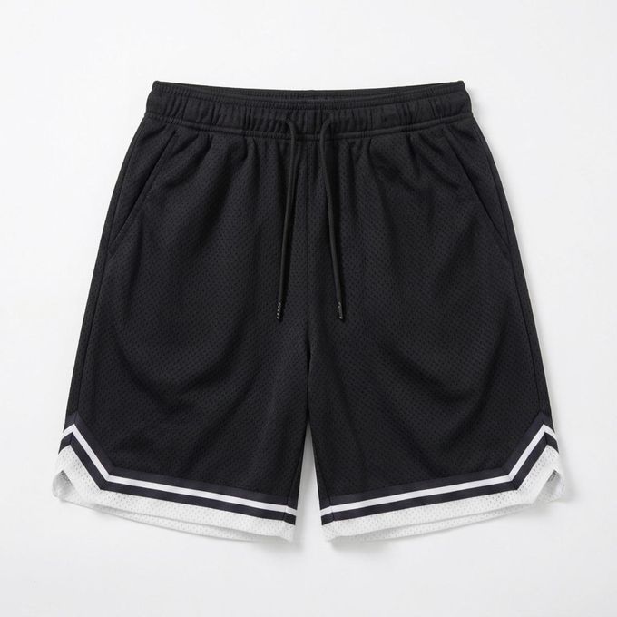 Boys' athletic shorts - Black
