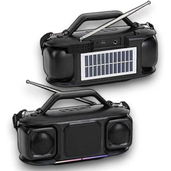 Speaker ZR Wireless Portable Bluetooth Support Usb Stereo, Micro SD, FM Radio And AUX power that delivers Portable Outdoor Speaker 1200mAh Solar Charger Wireless Speaker high/quality multicolor(Z307)