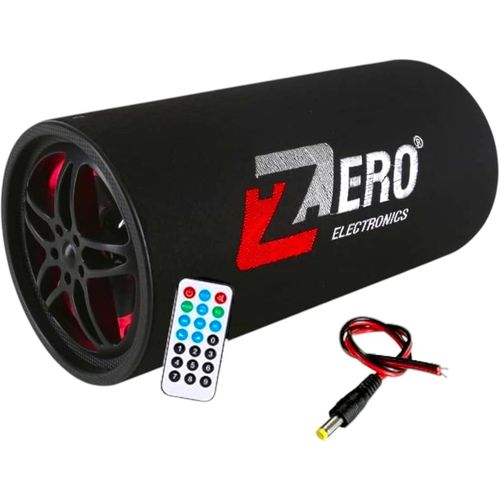 ZR-5 Car Subwoofer Bazooka Speaker AC-DC USB Bluetooth TF Card AUX Remote 6 Inch Bass (20Hz,2W) High Power Car Audio System Bass Speaker Shape Round