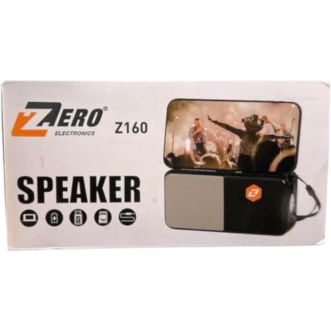 Speaker ZR Wireless Portable Bluetooth Support Usb Stereo And Micro SD And FM Raido power that delivers highSupports solar charging/quality sound/Supports solar charging/small multicolor (Z160)
