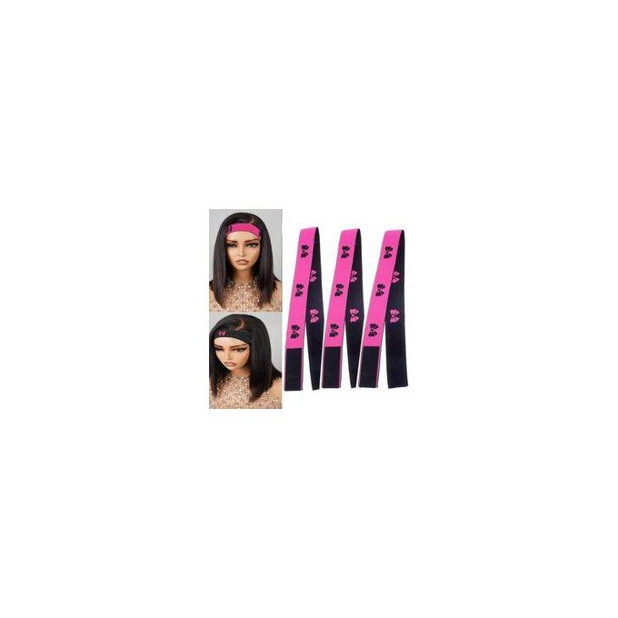 3 Pcs Elastic L ace Melting Bands for Wigs, L ace Front Edge Wrap to Lay Edges