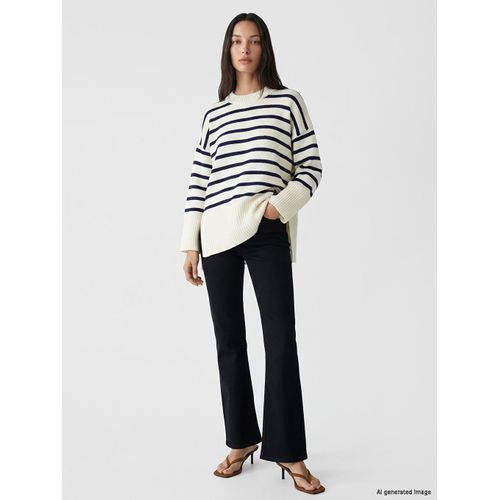 Crew Neck Oversize Women's Knitwear Sweater