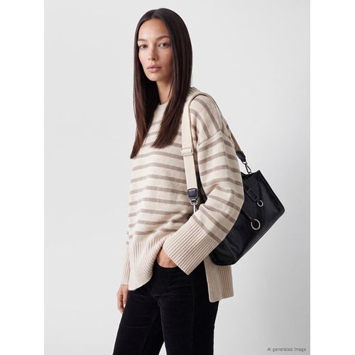 Crew Neck Oversize Women's Knitwear Sweater