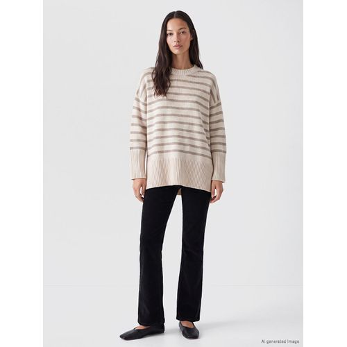 Crew Neck Oversize Women's Knitwear Sweater