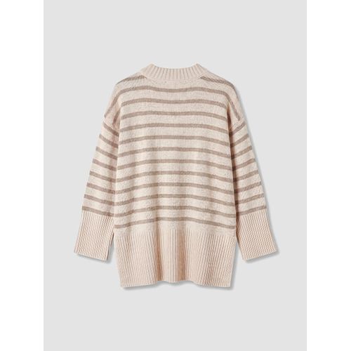 Crew Neck Oversize Women's Knitwear Sweater