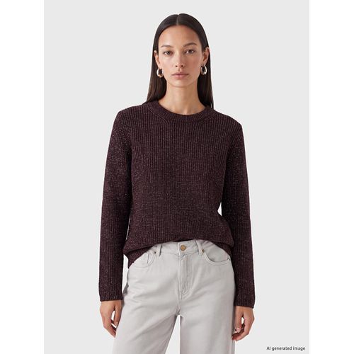 Crew Neck Women's Knitwear Sweater