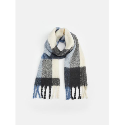 Tassel Detailed Plaid Women's Scarf