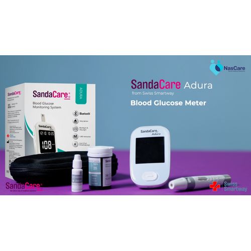 Sandacare شرائط اختبار سكر الدم سانداكير أدورا