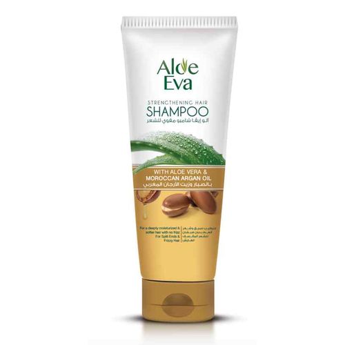 Aloe Eva آلو إيڤا شامبو مقوى للشعر بالصبار وزيت الأرجان المغربي 230 مل