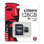 Kingston كارت ميموري كينجستون 128 جيجابايت - مع محول SD - فئة 10